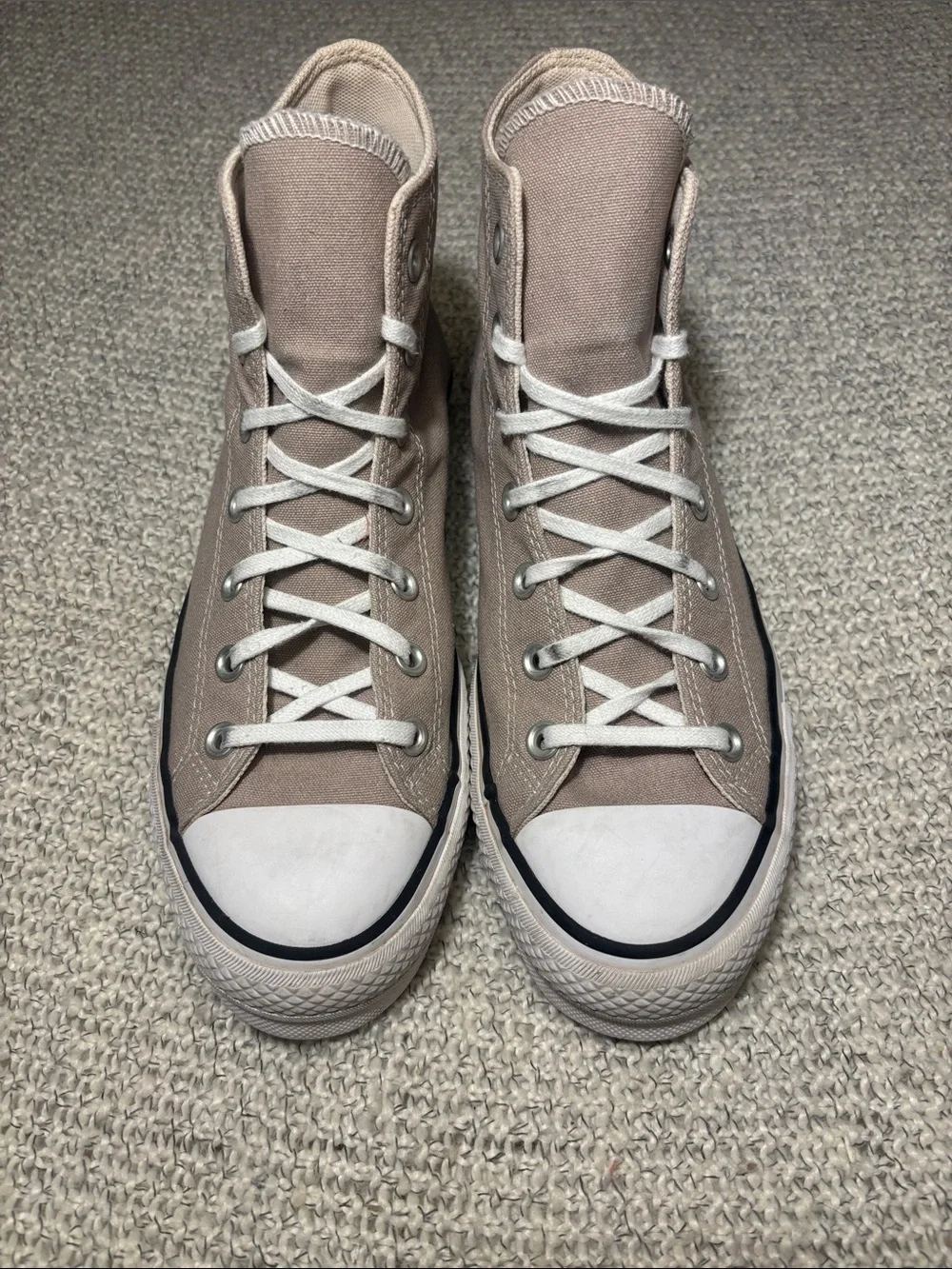 Converse Chuck Taylor All Star Lift Platform Hi Top Sneakers Wonder Stone